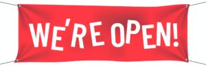 Sign-to-show-that-the-store-is-now-open