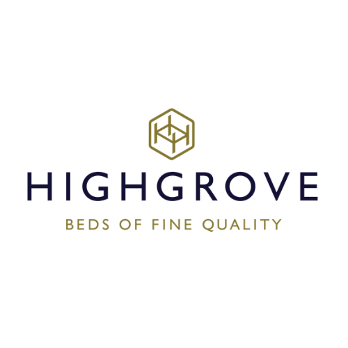 highgrove-beds-large-square-logo-white Highgrove Beds logo white brackground.